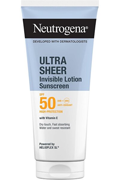 Neutrogena Ultra Sheer Invisible Hydrating Lotion Body Sunscreen SPF 50, 200m...