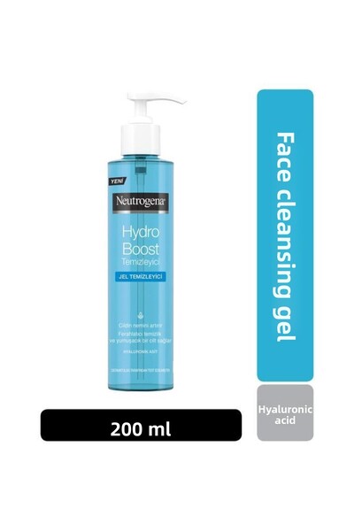 Neutrogena Hydro Boost Water Gel Facial Cleanser 200ml