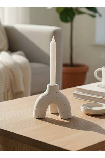 Casco Modern Design Ceramic Candle Holder
