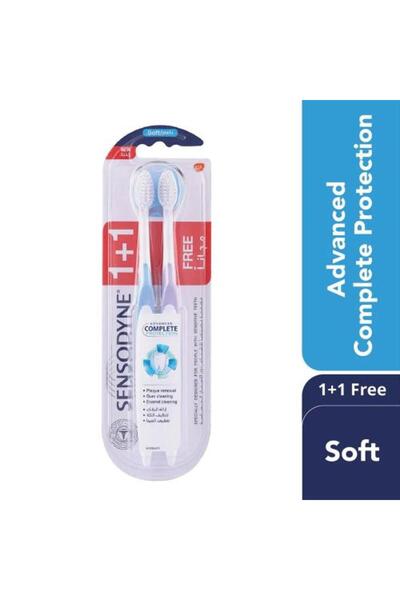 Sensodyne Complete Protection Toothbrush, Soft, 1+1 Free