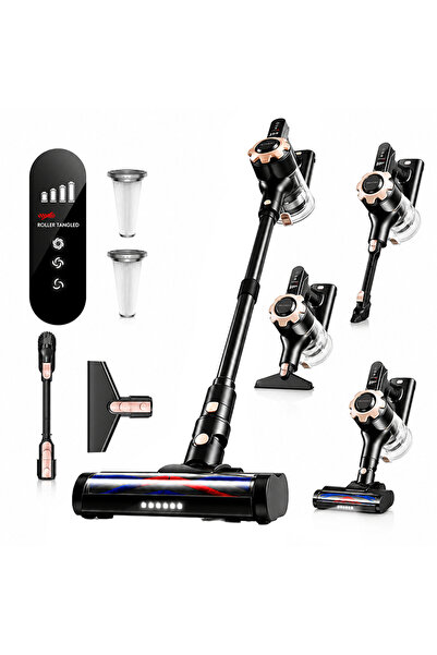 TECHSEN Aspirator vertical fara fir W1 Zenith, filtru HEPA, perie V-Shape, af...