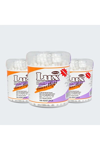 LUX Pure Cotton Buds 300 Count Offer Pack, 100% Hydrophilic Cotton Swabs for ...