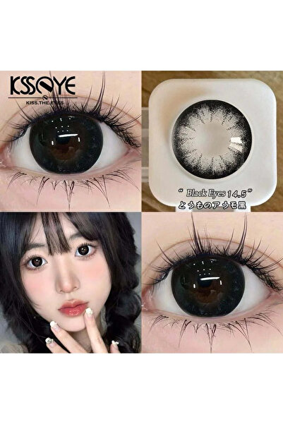 dermasuction Hypersize black 14.5 mm gözü büyüten siyah göz lensi