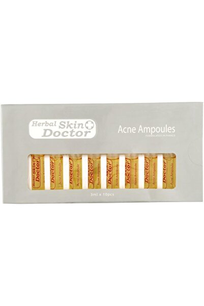 Herbal Skin Doctor Acne & Pimples Face Ampoules 3ml x 10 – Clarifying, Soothi...