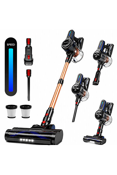 TECHSEN Aspirator vertical fara fir W1 Wento, 500W, 40KPa, filtru HEPA, perie...
