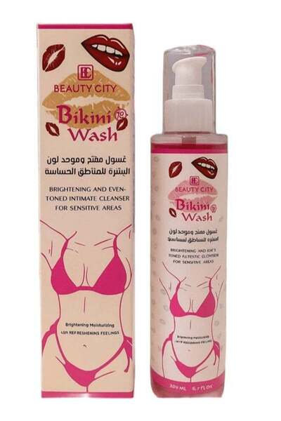 City Bikini Wash Brightening And Even-Toned Intimate Cleanser For Sensitive A...