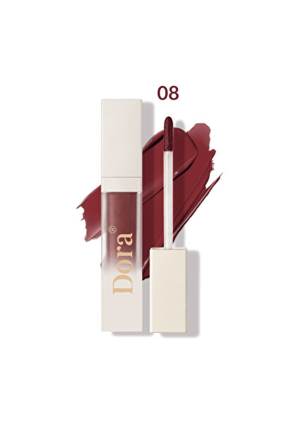 DORA Matte Liquid Lipstick High Durability Waterproof | Long-lasting Velvet Terracotta Matte Lipstick Attractive and Bold 08
