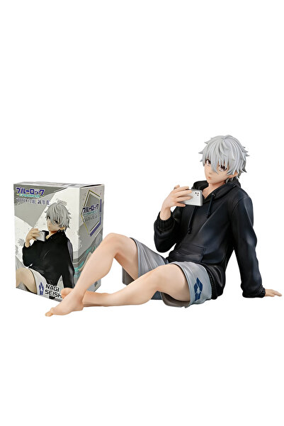 BANDAI B-with box Anime Merch 9cm BLUE LOCK Action Figures Nagi Seishiro Repa...