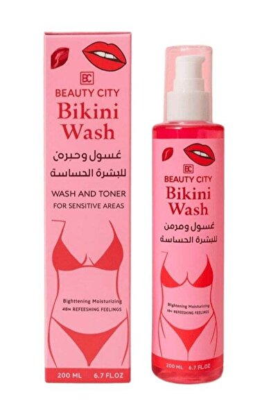 City Bikini Wash Wash And Toner For Sensitive Areas 200 ml