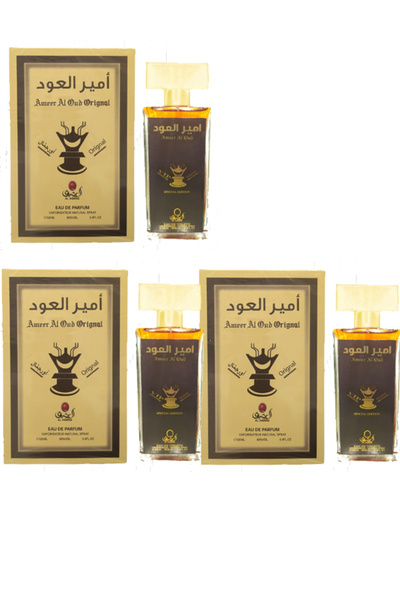 Amer عطر العود للرجال، 100 مل * 3 قطع 300 مل
