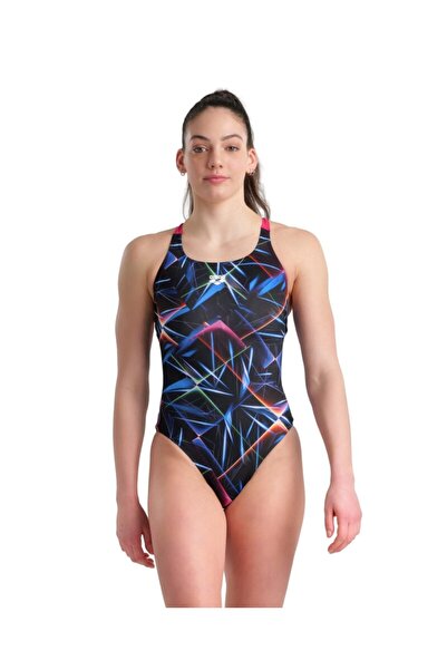ARENA Costum de baie întreg pentru femei - W Swimsuit Swim Pro Back Allover -...