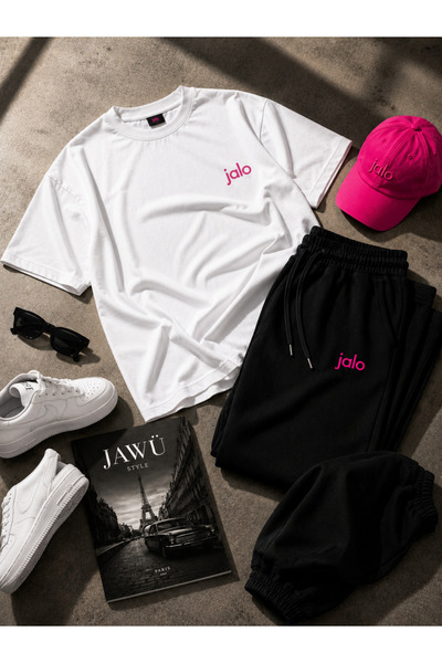 JAWÜ FASHION Jalo Printed Oversize Cotton Premium Tracksuit - T-Shirt Set