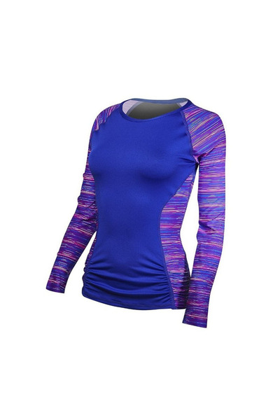 TYR Bluza cu maneca lunga Cyprus Aria Rashguard roz-mov