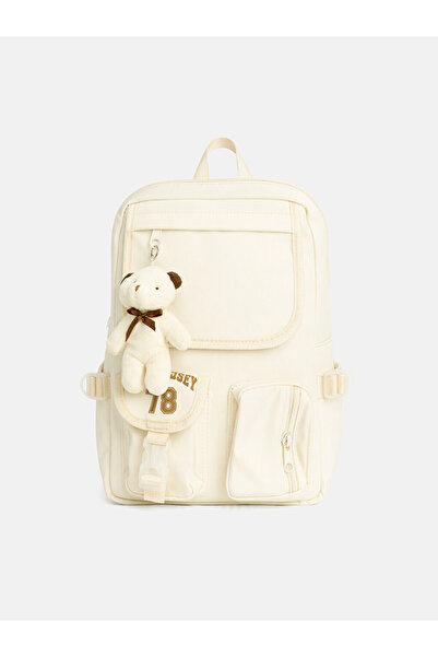 LC Waikiki Rmz Gi̇yi̇m Farkiyla Girls' Backpack with Toy Accessories