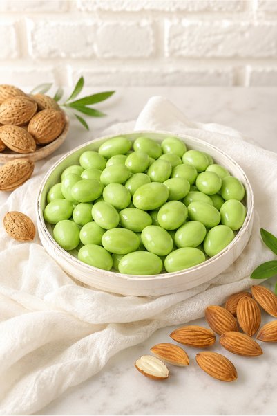 belchocolate Yeşil Badem Draje - 150 Gr.