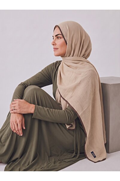 MODA JAWEL Müslin Biyeli Şal