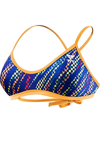 TYR bustiera - Sassari Tieback Top - albastru galben
