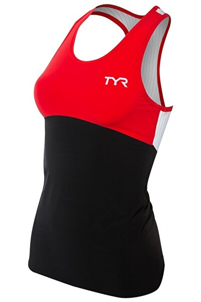 TYR Maiou Triathlon pentru femei - negru rosu