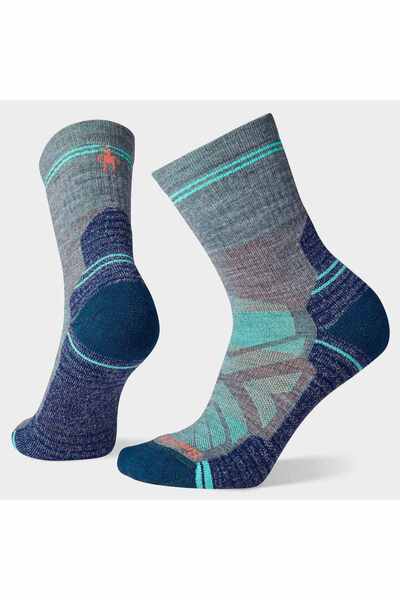 Smartwool Șosete Merino de drumeție Hike - gri Gri mediu |   Mid Crew |   Per...