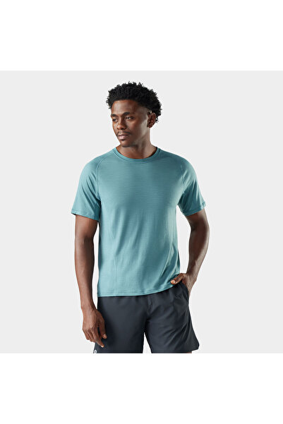 Smartwool Tricou sport bărbați Active Ultralite - Merino + TENCEL™ - verde teal