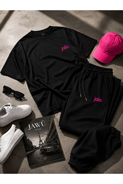 JAWÜ FASHION Jalo Printed Oversize Cotton Premium Tracksuit - T-Shirt Set