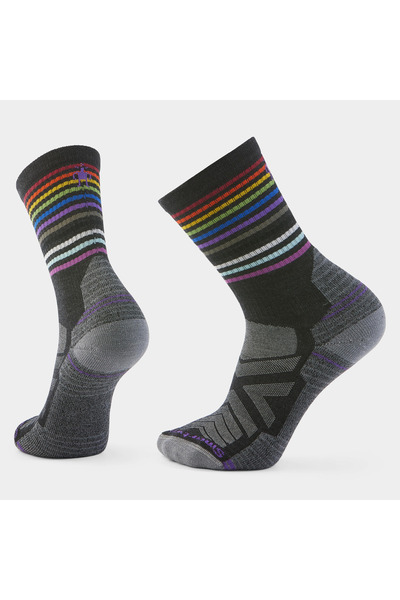 Smartwool Șosete Merino de drumeție Hike Pride - gri cărbune |   Echipaj |   ...