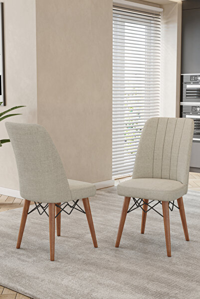 Kaktüs Avm 80x170CM Mutfak Masası Takımı | 4 Kişilik Açılır Masa Sandalye Takımı -Yemek Odası-MDF