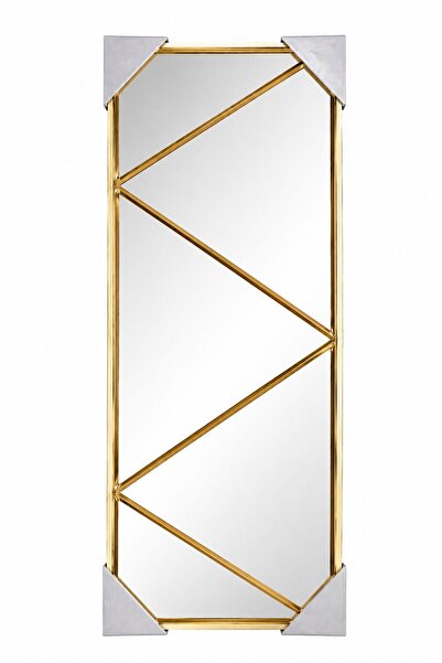 Generic Set of 3 Decorative Wall Mirrors, Geometric Triangle Model (Diamond T...