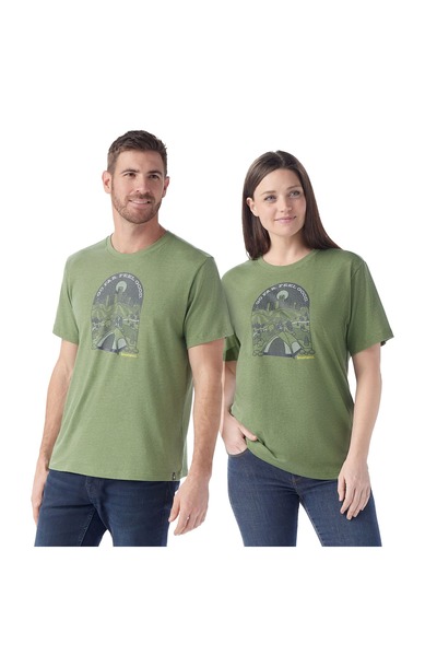 Smartwool Tricou merino - Streets to Peaks Tricou grafic cu mânecă scurtă - V...