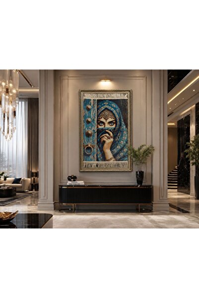 Neşem Halı Boutique TABLO 1 İRAN İPEK DOKUMA İPEK SAÇAK HEDİYELİK TABLO HALIMIZ