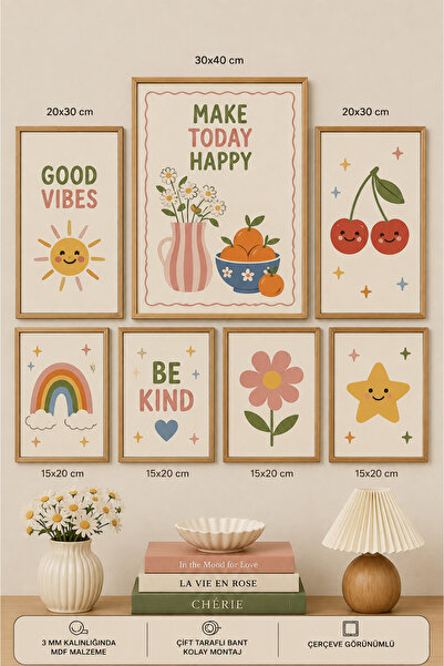 UNT 7-Piece Frame-Looking Modern Painting Set |   Children'S, Living Room, Of...