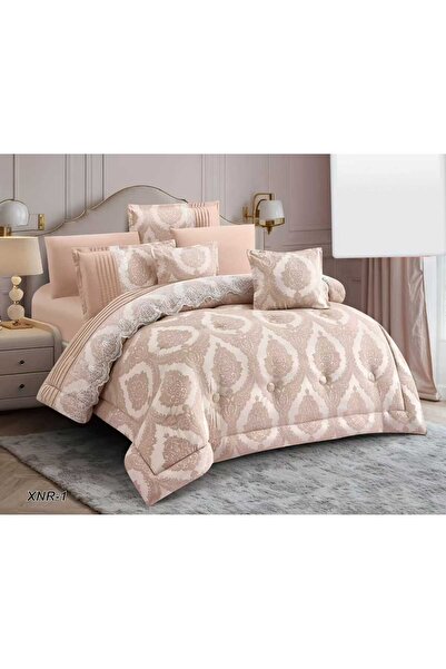 BIET ALMAFROSHAT Wedding Bridal Set for Bed Including a Quilt and a 8-Piece B...