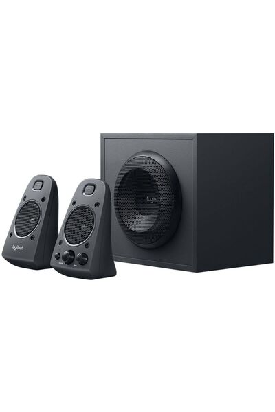 logitech BOXE 2.1, RMS: 200W (2 x 35W, 1 x 130W), certificat THX, negru, "Z62...