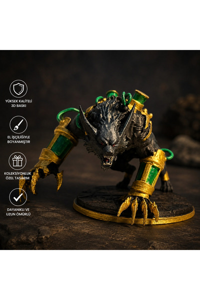 Genel Markalar League Of Legends Lol Warwick 3D Figür Heykel Hediyelik