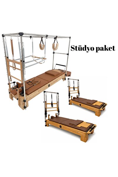 ViP pilates STÜDYO PAKET 3 LÜ 1 ADET COMBO CADİLLAC 2 ADET REFORMER TOWER