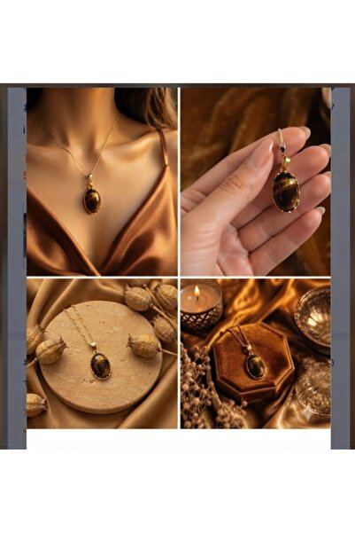 best bioenerji taş terapi Tiger's Eye Natural Stone Necklace – a Powerful and...