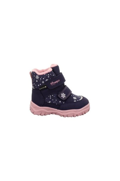 Superfit Husky Kız Çocuk Su Geçirmez Gore-Tex Bot - Lacivert Pudra 006045-8020