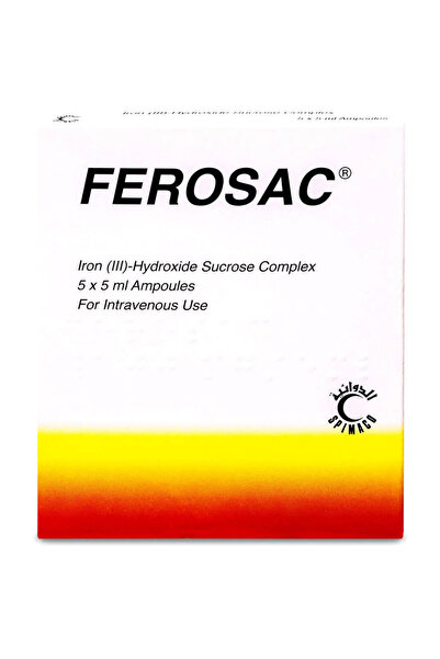 FEROSAC 100 mg 5 Intravenous Ampoules