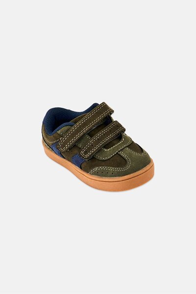Dr. Scholl's Toddlers Boy Madison Velcro Closure Shoes, Olive