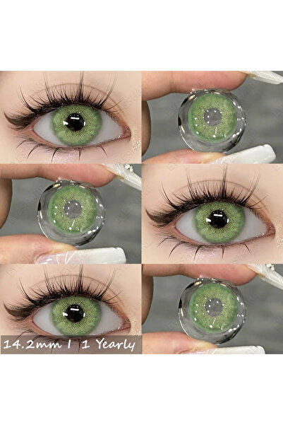 dermasuction Ocean green haresiz doğal yeşil göz lensi yıllık