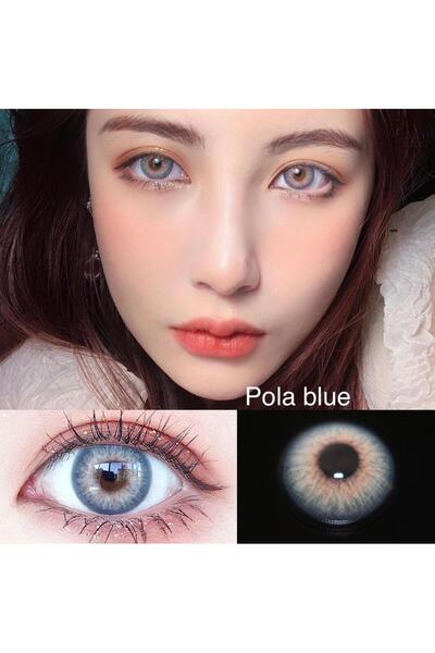 dermasuction Pola blue mavi doğal göz lensi