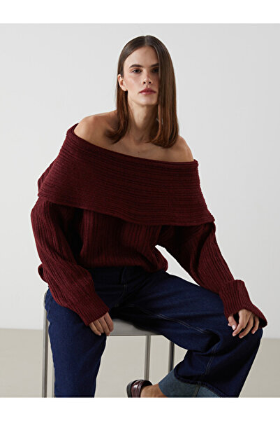LC Waikiki Boat Neck Women's Knitwear Sweater
