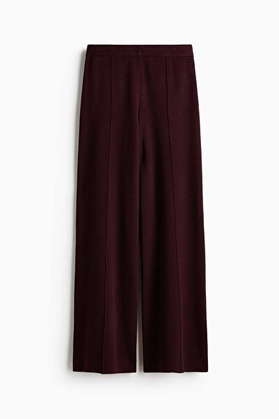 H&M Wide fine-knit trousers