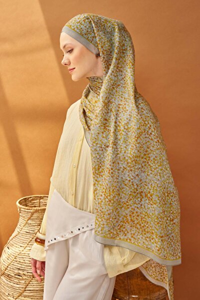 Silk Home Lorena - Riva Shawl Tencel Secret Garden Yellow - 510003 - 01