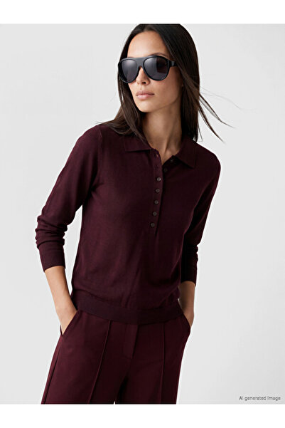 LC Waikiki Polo Collar Women's Knitwear Sweater