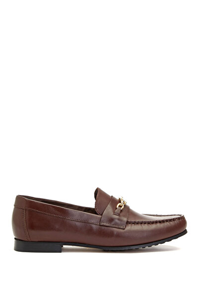 Tommy Hilfiger Brown Women's Leather Loafer