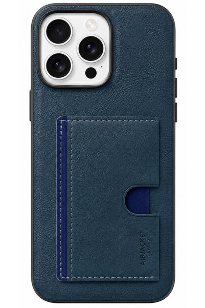 EDELFU iPhone 14 Pro Max Compatible - Airjacket Wallet Cover (Holds 3 Cards) ...