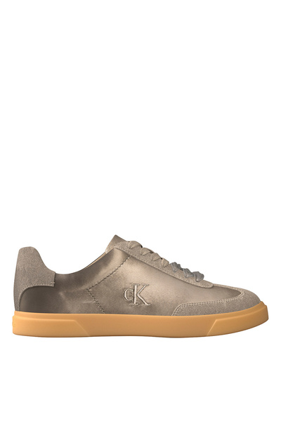 Calvin Klein Mink Women's Sneakers LOW PRO CUPSOLE WT SATIN MIX