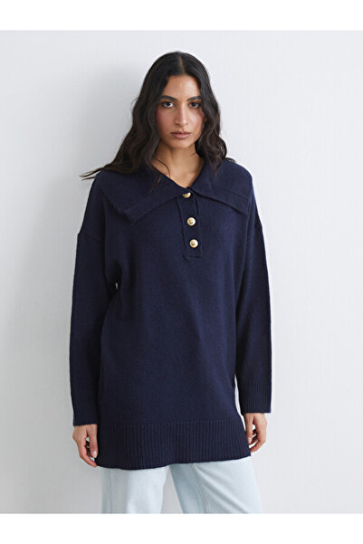 LC Waikiki Polo Collar Women's Knitwear Sweater