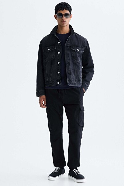 H&M بنطلون كارجو بقصّة Slim Fit